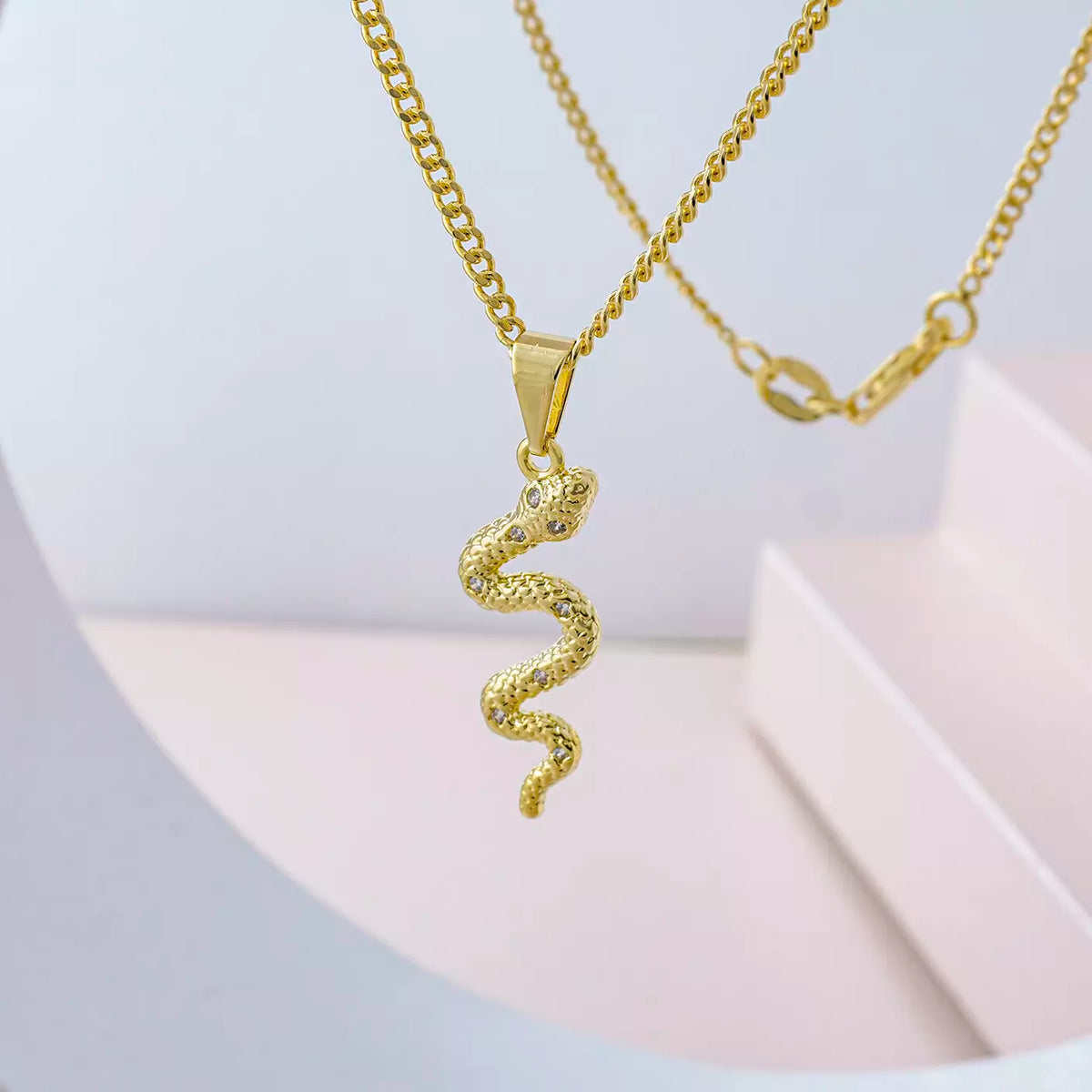 Dije Serpiente Cristal