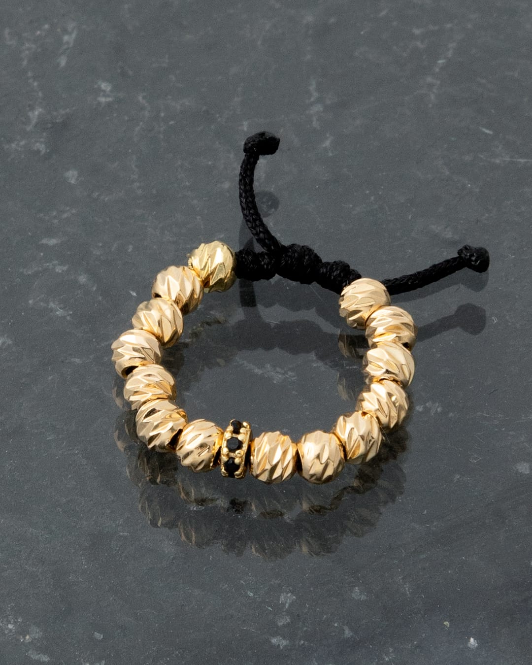 Anillo rondel negro