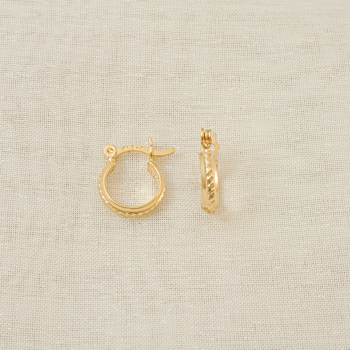 Arete Candonga Corrugada 1.4 Cms