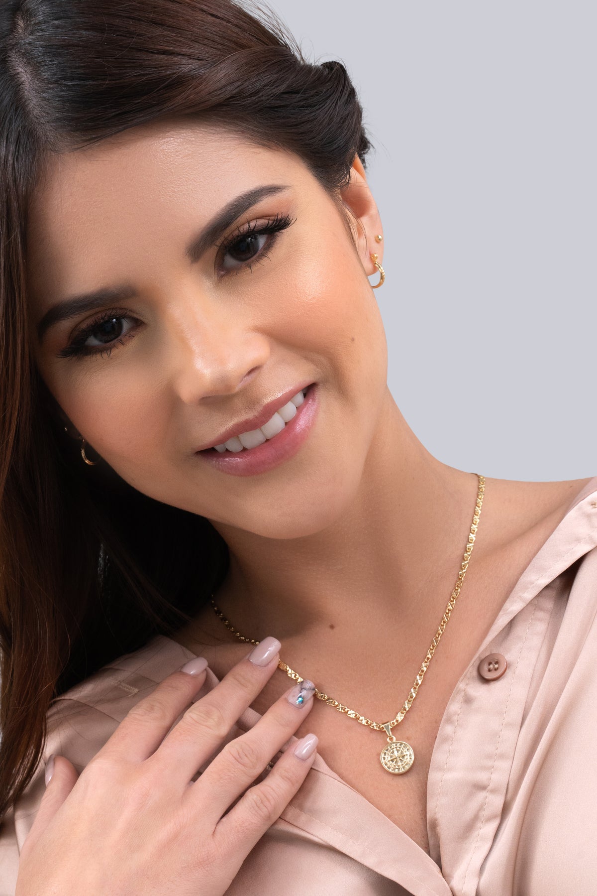 Arete Candonga Corrugada 1.4 Cms