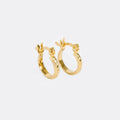 Arete Candonga Corrugada 1.4 Cms