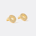 Arete Clover Redondo Silueta 9 mm
