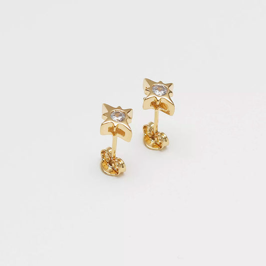 ARETES ESTRELLA CIRCONIA CRISTAL