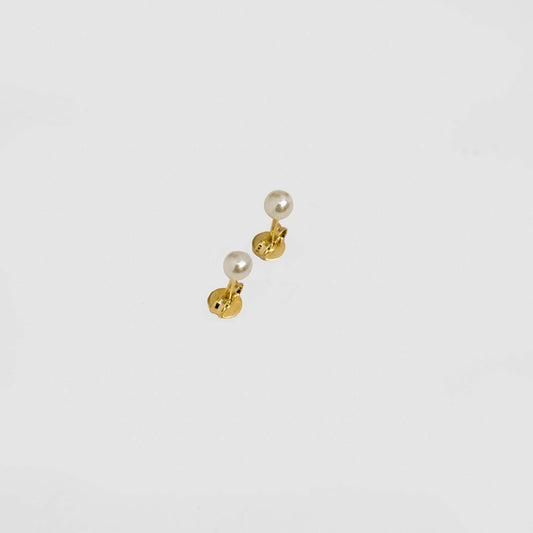 ARETES PERLA 4MM