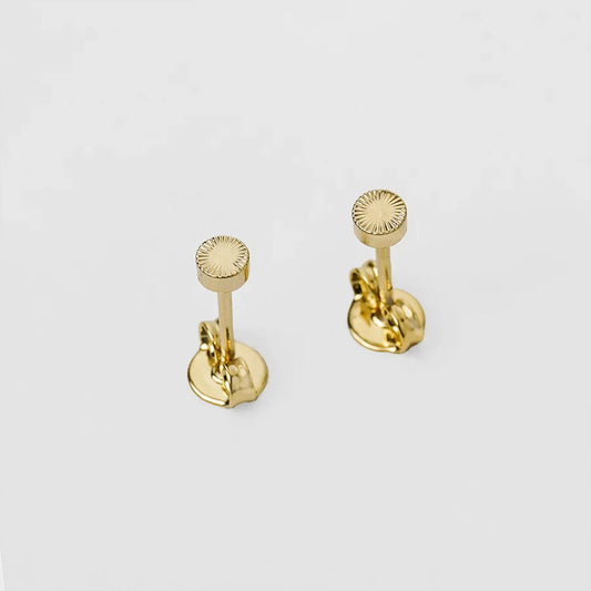 ARETES SOL REDONDO 3MM